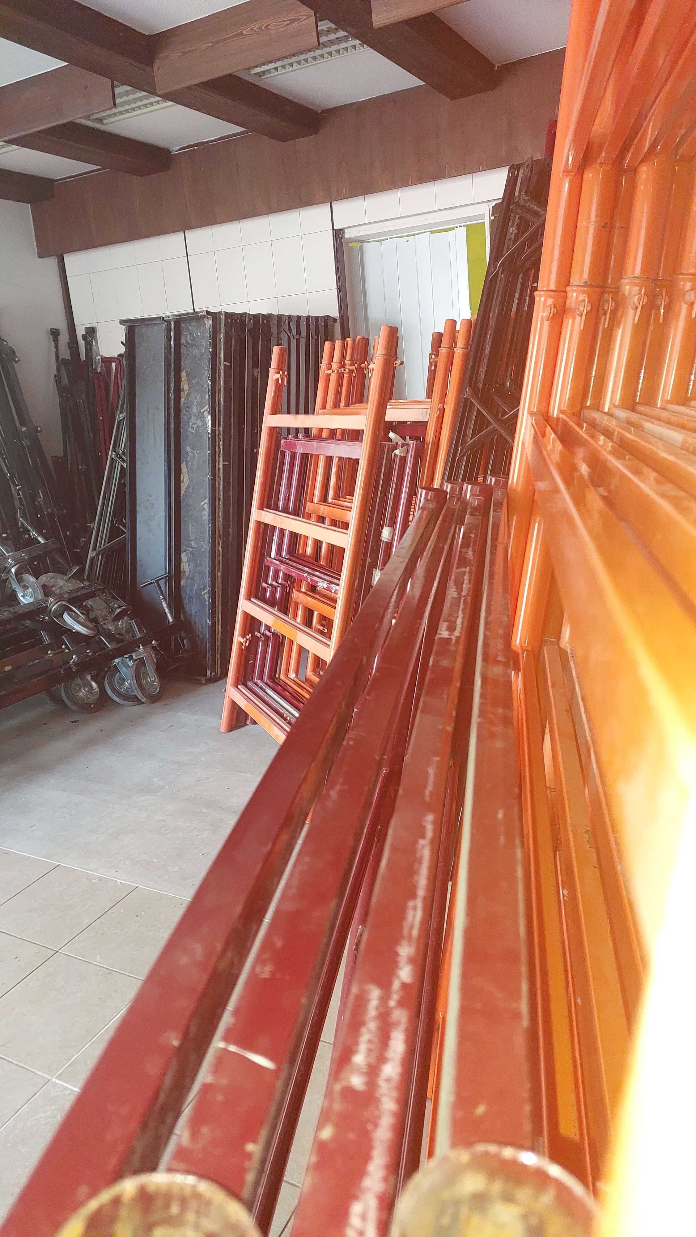 Rollgerüst im Einsatz bei Arbeiten in Bayern